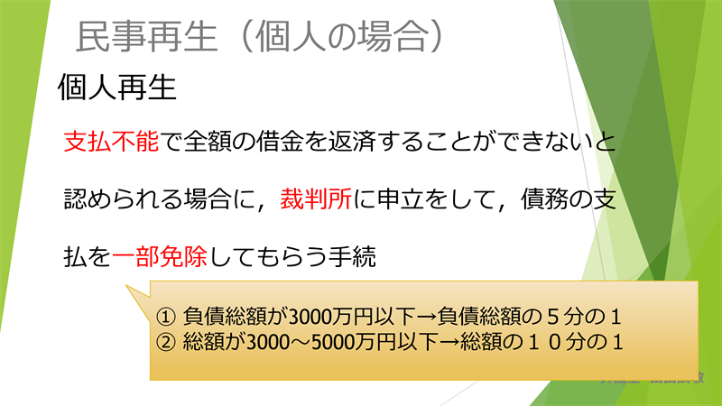 個人再生とは